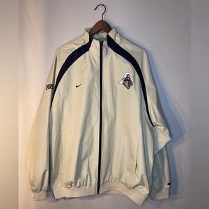 Vintage Men’s Large Tan Nike Purdue Boilermaker Mascot Jacket